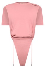 Y/Project RUCHED BODY T-SHIRT | PEACH